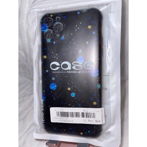 Black Galaxy Blue Planets iPhone 11 Pro Max Case💙 - Picture 16 of 17